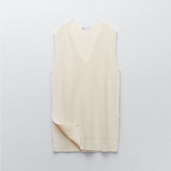 Zara Knit Vest Tunic - Picture 3 of 12